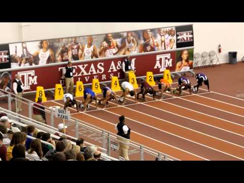 2012 TAMU Indoor Mens 60 Hurdles