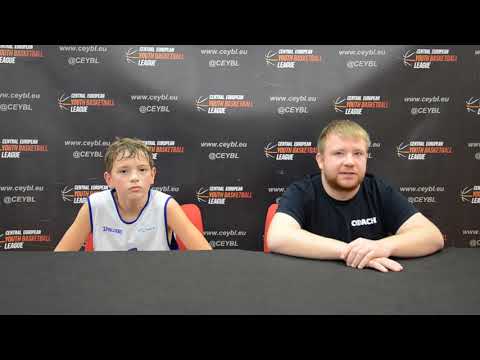 CEYBL U13 - Press conference, 22.10.2022, Válečníci Děčín - Slávia Trnava
