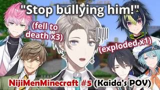 【ENG SUB】NijiMen Minecraft Server Highlights #5【Kaida Haru 甲斐田晴 / NIJISANJI にじさんじ 】