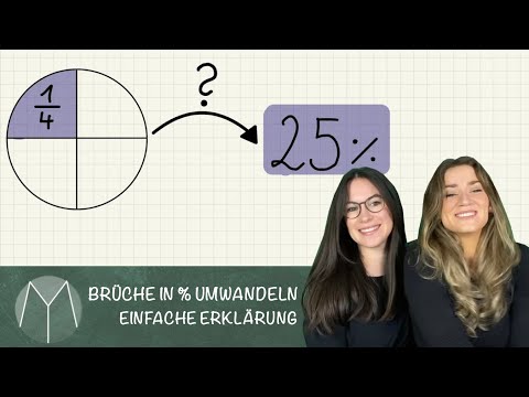 Brüche in Prozent umwandeln I Einfache Erklärung