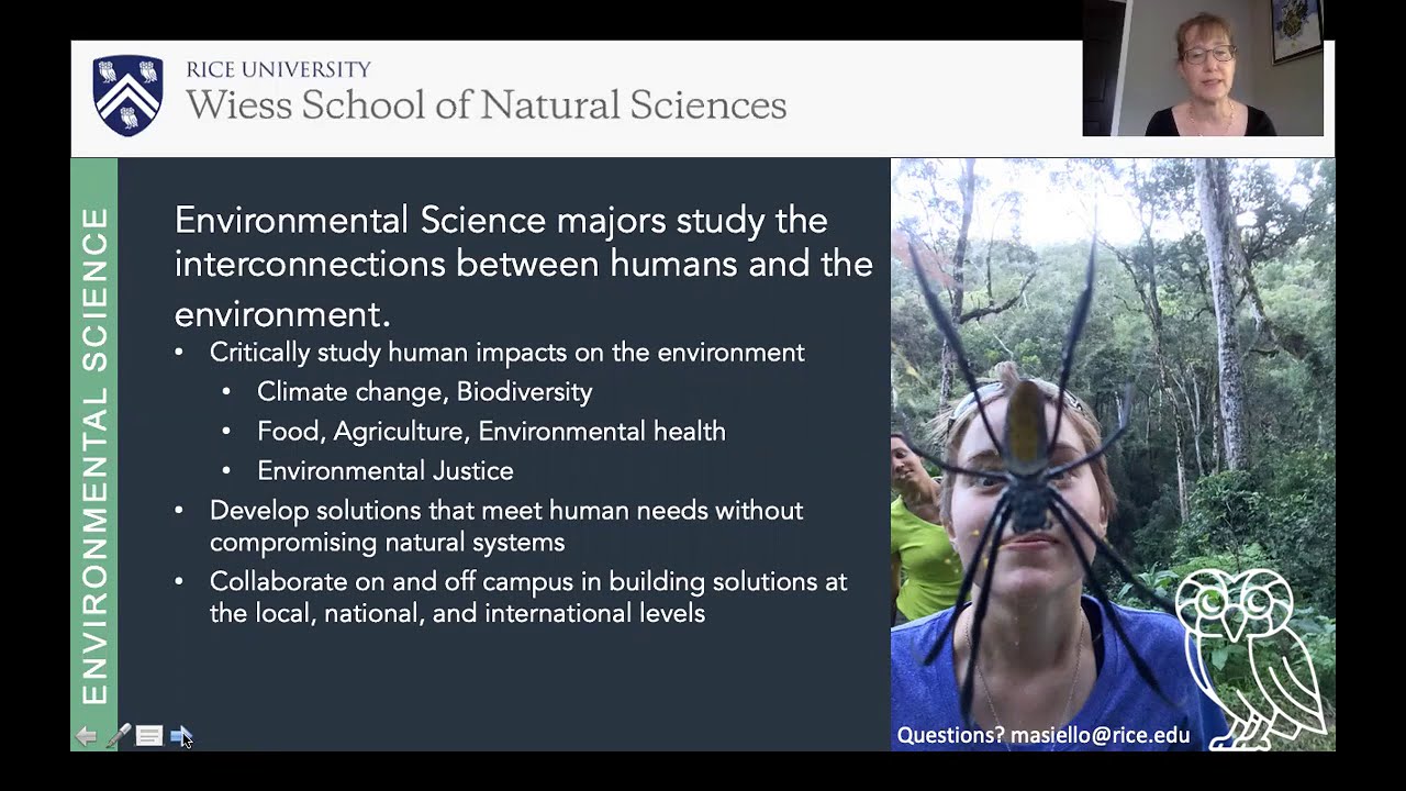 Environmental Science major fall 2020