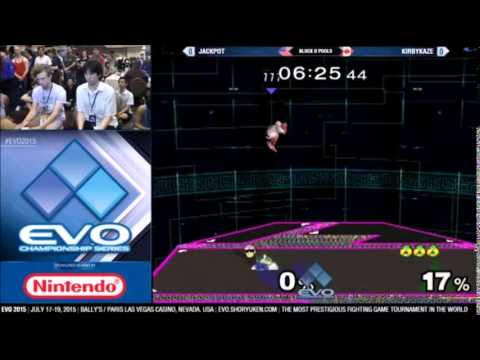 EVO 2015 SSBM Pools - KirbyKaze vs. Jackpot