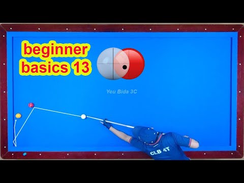 3Cushion billiards tutorial best shot beginner basics 13