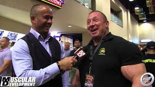 2017 MR OLYMPIA - MEET & GREET INTERVIEW - MARKUS RUHL video