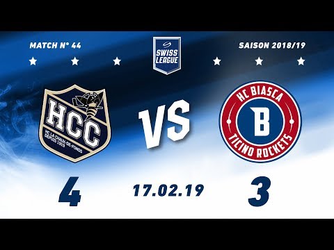 17.02.2019 HC La Chaux-de-Fonds - HC Biasca Ticino Rockets (4-3)