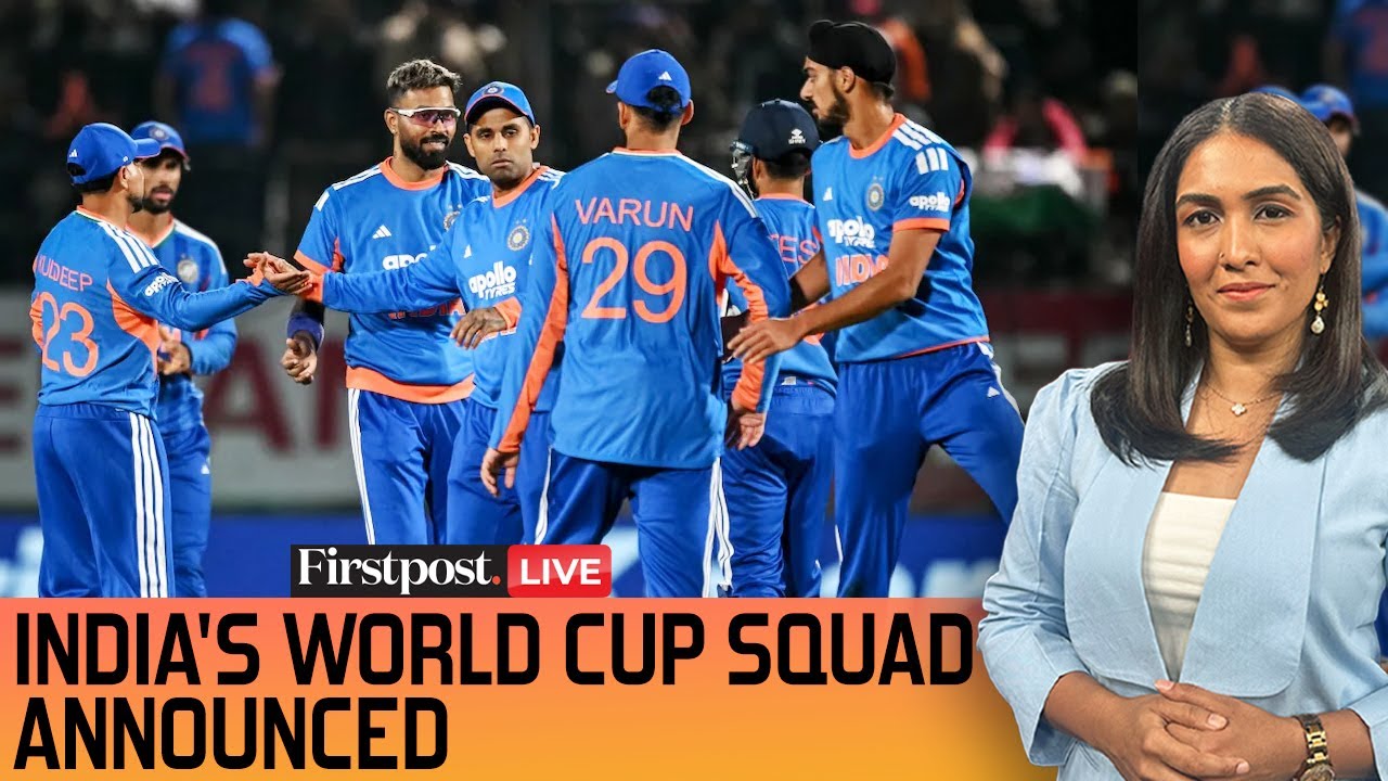 India's 2026 T20 WC Squad: Shubman Gill Dropped, Who Made The Cut? | First Sports With Rupha Ramani