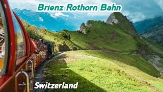 Brienz Rothorn Bahn - Steam Train Ride Part 2 , Switzerland ll  Worlds most beautiful Train ride