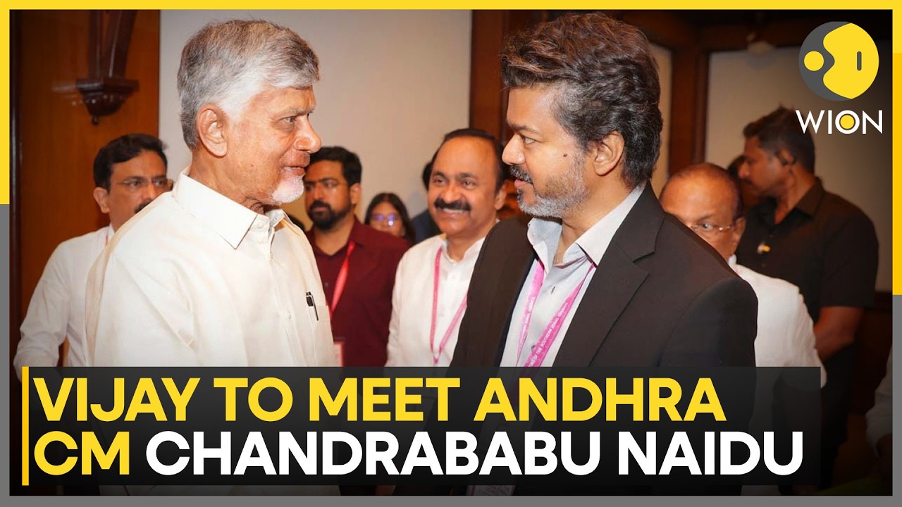 Tamil Nadu Chief Minister Vijay On One-Day Visit To Andhra Pradesh | WION News
