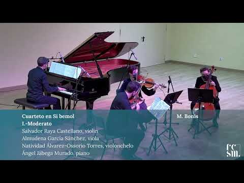BONIS, Mélanie. Piano Quartet No.1 in B flat major, Op 69 - I. Moderato