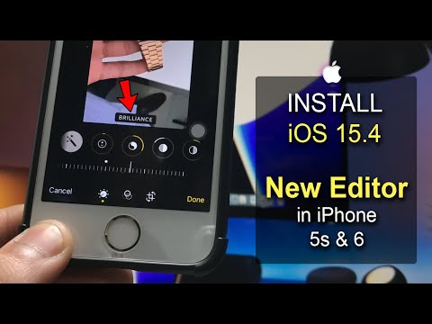Install iOS 15.4 New Photo  Editor in iPhone 5s & 6 on iOS12