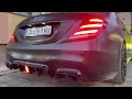 Mercedes S63 AMG Brabus optic - 700ps 1200nm - cold start and exhaust sound