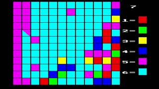Flood-It! for the BBC Micro