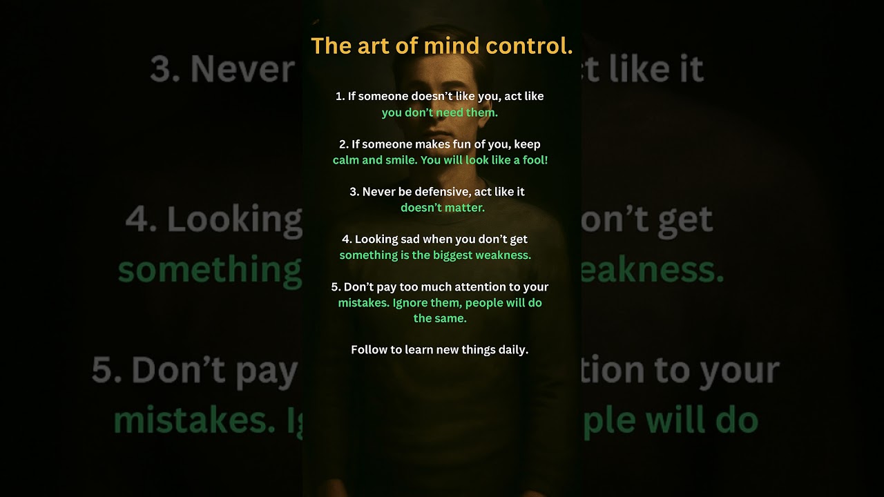 The Art of Mind Control | Master Emotional Intelligence and Mental Strength