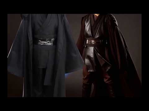 Anakin Skywalker Star Wars Cosplay Costume Replica Jedi Robe Jedi Costume For Men Jedi Knight