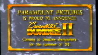 Crocodile Dundee II (1988) Teaser (VHS Capture)