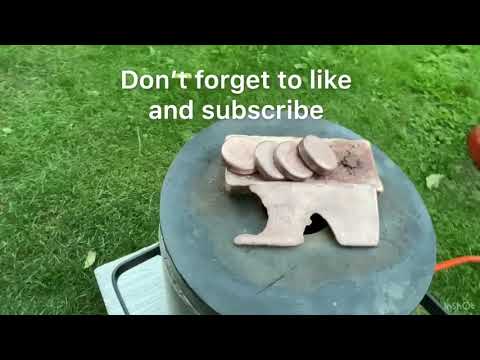 Melting Copper from old motors trash to treasure