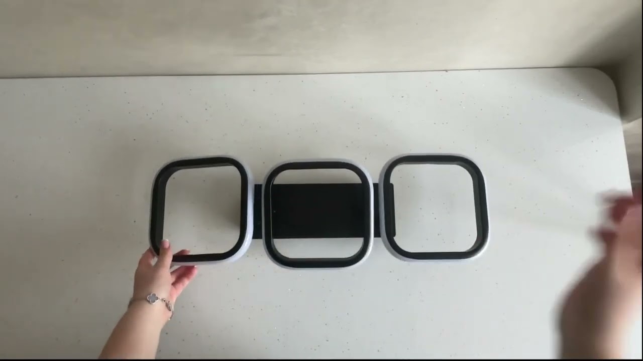 Светодиодная LED люстра CUBES 40W 3S-SMART-520x170x85-BLACK-220-IP20 Esllse