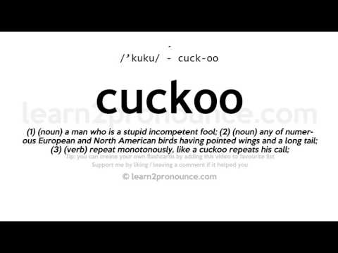Pronunciation of Cuckoo | Definition of Cuckoo