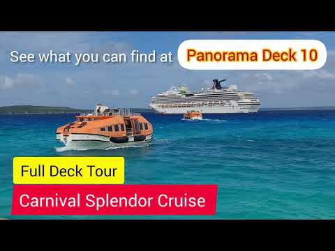 Thumbnail for Carnival Splendor Panorama Deck 10 Full Tour
