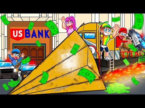 Robbing Banks Using The Train In GTA 5…