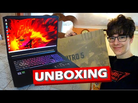 My New Gaming Laptop! - Acer Nitro 5 Unboxing (2020 Model)