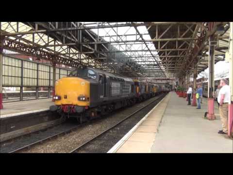 37612, 20303, 20305, 37424 and 37606 at Crewe. 21/07/16.