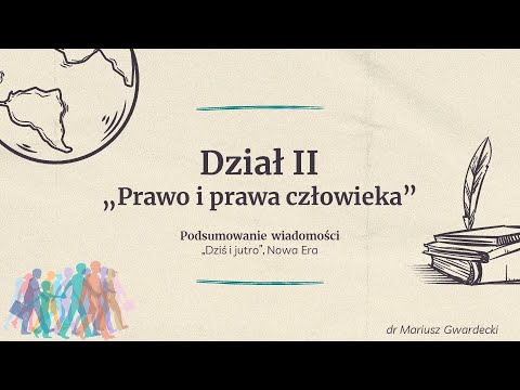Dziś i jutro - Prawo i prawa człowieka (podsumowanie wiadomości)