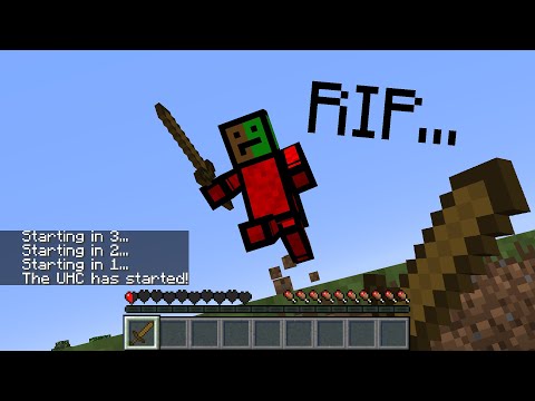 Minecraft UHC but PvP enables INSTANTLY...