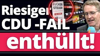 Zuckersteuer: CDU kracht in ein unfassbaren Partei-Skandal!