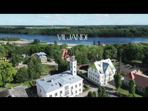 Drone View: Viljandi city of Estonia - May 2023 (1080P HD)