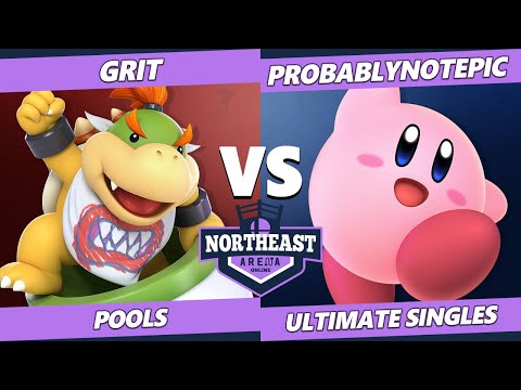 Northeast Arena Pools - GRIT (Bowser Jr.) vs probablynotepic (Kirby) Smash Ultimate SSBU