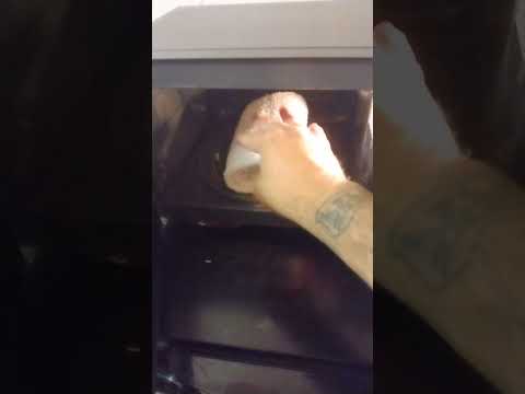 ROLLED TOWEL IN THE MICROWAVE