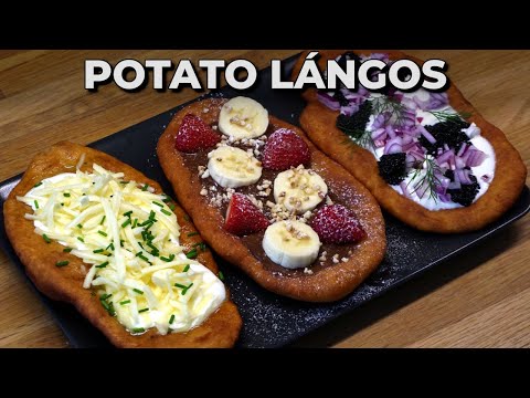 Hungarian Potato Lángos: A Delicious Fried Treat