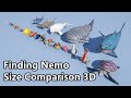 Finding Nemo Size Comparison 3D