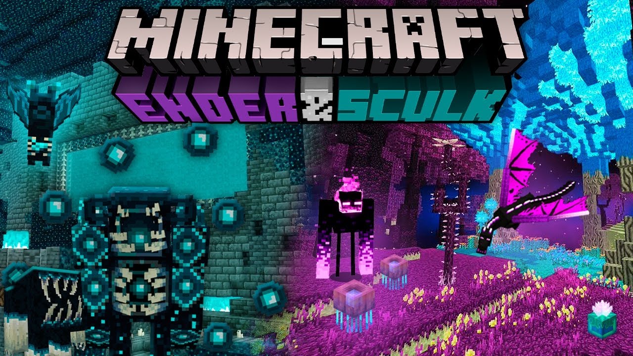 Minecraft 1.21 - END & SCULK UPDATE TRAILER (Deep Dark Dimension Concept)