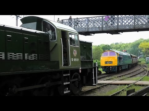 More GREAT action from the Severn Valley Railway, Spring Diesel Festival, Highley, 18th May 2024