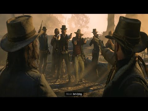 Red Dead Redemption 2 - Arthur Reveals Who Betrayed The Gang Cutscene
