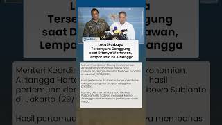 Momen Kocak Purbaya Tersenyum Canggung saat Ditanya Wartawan, Lempar Bola ke Airlangga