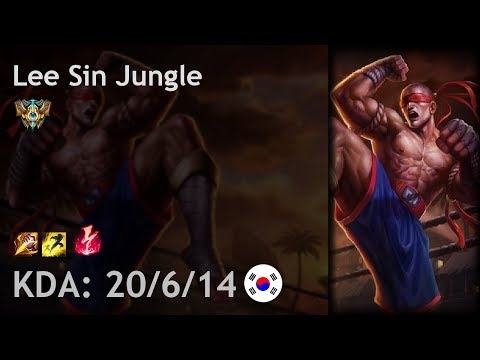 Lee Sin Jungle vs Kha'Zix - KR Challenger Patch 7.24
