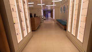 Carnival Vista Cloud Nine Spa Steam Rooms, Infrared Heat Room, and Hot Tub. (Pay Areas)