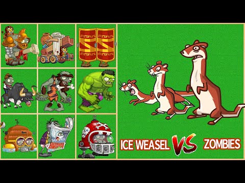 Pvz 2 Battlez Ice Weasel Vs Super Zombies - Which Zombie Is The Best