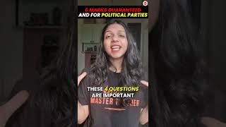 6 Marks GUARANTEED in SST 10TH BOARD Exam👍 | Most Important Questions of Political Parties #Cbse2024