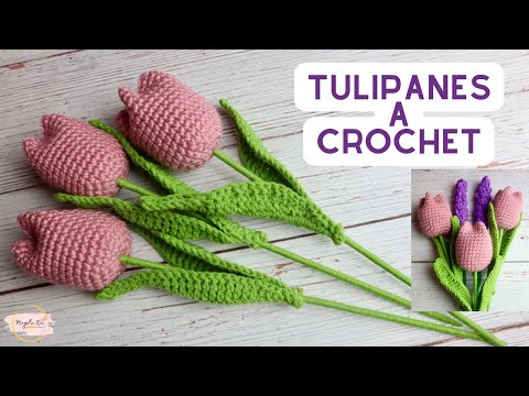 Tulipanes Tejidos a Crochet Fácil - Amigurumi💜Mayelin Ros