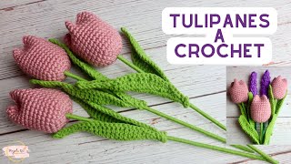 Tulipanes Tejidos a Crochet Fácil - Amigurumi💜Mayelin Ros