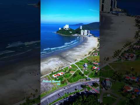 Praia do Itararé São Vicente SP.#shorts