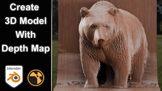 Transform 2D Images to 3D Models in Blender (Depth Anything Tutorial!)