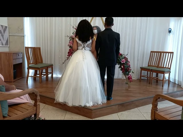 Casamento no Cartório Colorado com a Juíza de  Paz Cristina Lopes