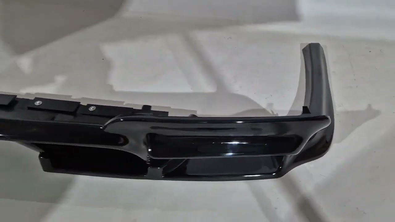 BMW 5 серия F10/F11 2010–2016 гг. Задний диффузор DPT V-1 (для M-Performance, Черный Глянец) Video 1