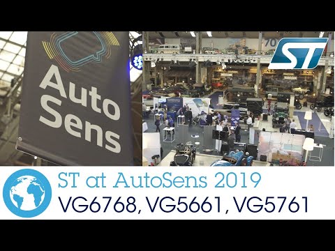 ST at Autosens: Driver monitoring systems with VG5661, VG5761, VG6768, STV0971