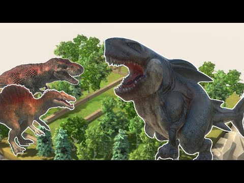 Escape From Megalodon Rex - Animal Revolt Battle Simulator